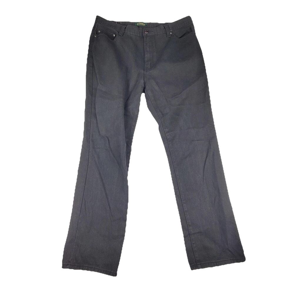 Outdoor Life Jeans Mens 36x32 Gray Dark Wash Straight Regular Fit Denim Pockets